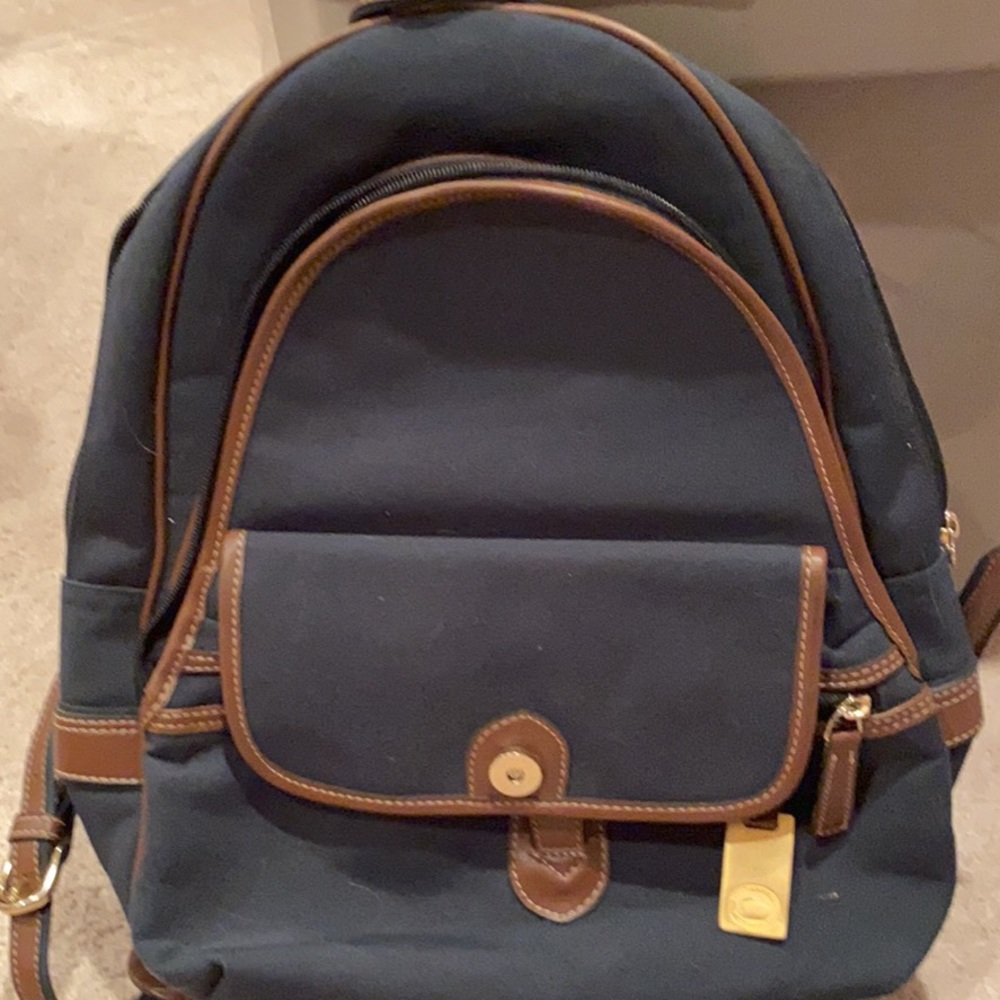 Dooney & Bourke Navy Blue Small back pack